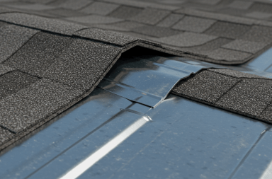 image showing roof flashing